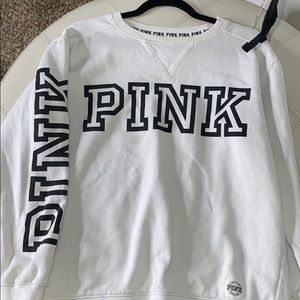 VS Pink Logo Crewneck